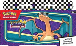 Pokémon Etui voor de school van het verzamelkaartspel Charizard (een etui en twee uitbreidingspakkingen), Italiaanse editie