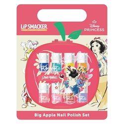 Lip Smacker Snow White Big Apple 9-Piece Nail Polish Set with Electric Nail Dryer, Disney Princess Gifts for Kids