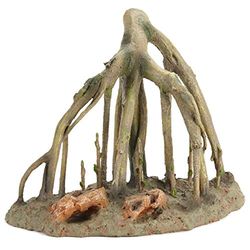 Pet Ting decoratief element bos dineiland, wortels, klimmen, decoratie voor aquaria en vivarium, 37 x 29 cm