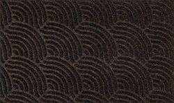 DUNE Doormat, Polyamide, Dunkelbraun, 45x75