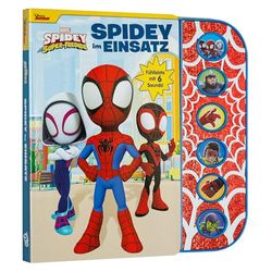 Marvel Spidey und seine Super-Freunde - Spidey im Einsatz - Soundbuch mit Fühlleiste und 6 Geräuschen für Kinder ab 3 Jahren