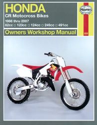 Haynes Honda CR Motocross Bikes 1986 thru 2007: Owners Workshop Manuel [Lingua Inglese]