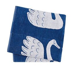 Scion Swim Swam - Toallas de Cisne de Mezclilla, Color Azul