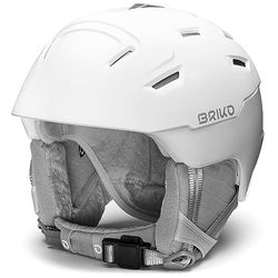 Briko Helmet pour Femmes, Matt Shiny White, XL