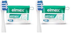 ELMEX - Kit de Voyage Sensitive - Brosse à Dents Souple + dentifrice Sensitive 12ml - Pour Dents Sensibles - Compact et Pratique (Lot de 2)