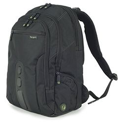 Targus Laptop Bag, Fits Laptops up to 15.6" with 27L Capacity, EcoSpruce Eco-friendly Backpack made using Recycled Bottles, Durable, TSA Friendly - Black