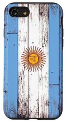 Carcasa para iPhone SE (2020) / 7 / 8 Funda para teléfono con bandera de Argentina con bandera de nacionalidad argentina