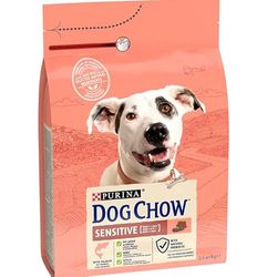 Purina Dog Chow Sensitive honden met zalm, 4 verpakkingen à 2,5 kg