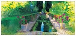 Artopweb Pannelli Decorativi Cereceda Granada II Quadro, Legno, Multicolore, 138x1.8x63 cm, 929 unità