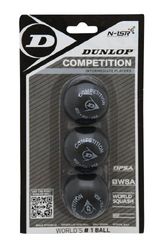 Dunlop Comp 3Bbl Squash, unissexo, 3 bolas