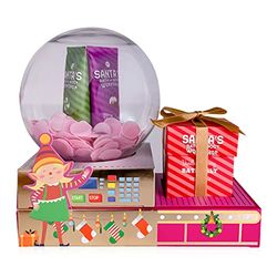 accentra Santa's Workshop, set di cura per tutti gli amanti del bagno piccoli e grandi in bella confezione regalo, set regalo da 5 pezzi per bambini