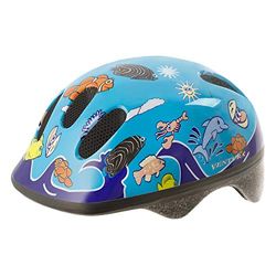 M-Wave Kinderfietshelm Sea World, blauw, 52-57 cm