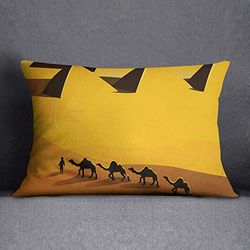 Bonamaison Decorative Cushion Cover, New Designed/Easy-care Cushion Cover, Hidden Zipper, Size: 35X50 Cm - Designed and Manufactured in Turkey