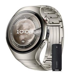 HUAWEI Watch 5, 46mm Smartwatch, + Sound Joy 2 Negro, Multi-Sensor Revolucionario X-Tap, SpO2 con la Yema del Dedo, Health Glance, ECG, HRV, eSIM, Android & iOS