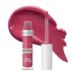 Wet n Wild Mega Glitter Shimmer Liquid Lipstick, Matowa Pomadka do Ust dla Połyskującego Wykończenie, Lekka Formuła Nasycona Witaminą E dla Odżywionych Ust, Komfort Noszenia, Pink Future