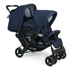CHIC 4 Baby 274 52 Carrinho Duo, calças de ganga marinha, cor azul
