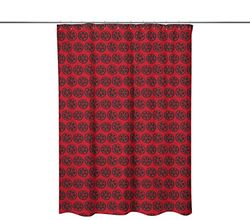 Bonamaison Digitally Printed Shower Curtain, 1 Piece 150x200 Cm - Designed And Manufactured in Turkey