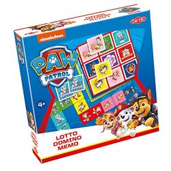 Tactic 56203 Paw Patrol 3-in-1: Memo, Lotto, Domino