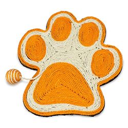 Arquivet Krabpaal met muis voor katten, oranje, 40 x 36 cm