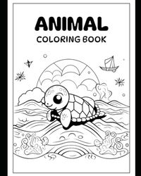 Children’s coloring book: Animals