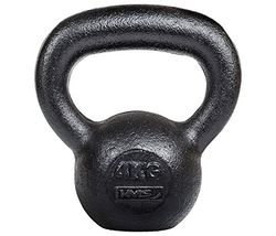 HMS 5907695517774 Kettlebell van gietijzer, uniseks, zwart, één maat