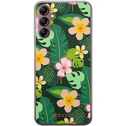 ERT GROUP mobiltelefonfodral för Samsung A14 4G/5G originalt och officiellt licensierat Babaco mönster Flowers 019 optimalt anpassad till formen på mobiltelefonen, fodral tillverkad av TPU-plast