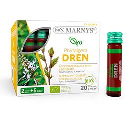 Marny's Phytalgem Dren, Equilibrar Los Líquidos, Clave Para El Bienestar, 20 X 10 ml Viales Bebibles Monodosis, Sabor A Piña