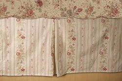Groenlândia Home Vintage de rosas cama saia, de casal