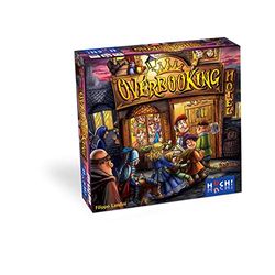 HUCH!, OverBooking, familiespel, strategisch plaatsingsspel met speciale vaardigheden, spannende race om gewilde hotelkamers, voor 2-4 spelers vanaf 10 jaar