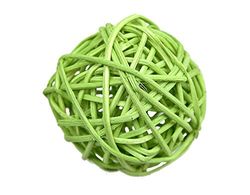 Steingaesser 02227 03 2202 - Confezione comprensiva di 4 Palline in Vimini, Colore Verde Mela