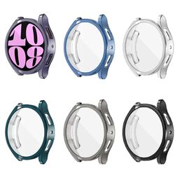 YUVIKE [Paquete de 6] Protector de Pantalla de Reloj Compatible con Samsung Galaxy Watch 6 de 40 mm, Funda de TPU Suave, Funda Protectora Completa antiarañazos para Reloj Inteligente Galaxy 6 (40 mm)