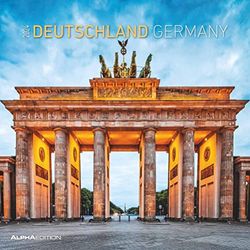 Germany 2024 - Brochure Calendar 30 x 30 cm (30 x 60 cm Open) - Calendar with Space for Notes - Wall Calendar - Wall Calendar