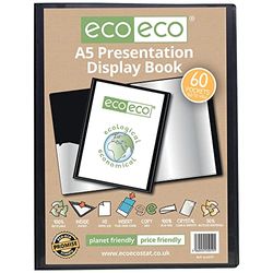 eco-eco A5 50% Riciclata 60 Taschino Colore Nero Presentazione Mostra Libro