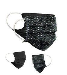 BaF Community-maskers Set van 2 stuks Unisex geïmproviseerd masker Omkeerbaar mondbeschermingsmasker Mond- en neusbescherming Omkeerbaar masker met motief katoen BCI Wasbaar