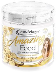 IronMaxx Amazing Food Substitut de repas - Vanilla Ice Cream 330g | Protéines, sans gluten, collagène de qualité, collaboration Mariia Arsentieva