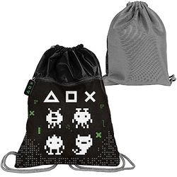 PASO Gaming, sporttas met trekkoord, uniseks, kinderen, 45 x 34 cm, Meerkleurig, 45 x 34 cm