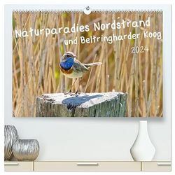 Naturparadies Nordstrand und Beltringharder Koog (hochwertiger Premium Wandkalender 2025 DIN A2 quer), Kunstdruck in Hochglanz: Nordstrand und der ... mit zahllosen Vogelarten und anderen Tieren.