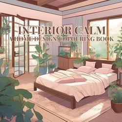 Interior Calm: A Home Design Coloring Book: A Coloring Book for Overthinkers, Anxious Minds & Busy Brains. Relax and unwind with 50 Beautifully Detailed Rooms, Furniture, and Decor Patterns.