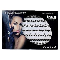 Sabrina Azzi Sabrina Bnails Deco Stickers 1 pizzo nero (108), standard, singolo