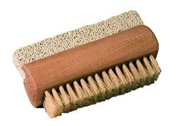 Croll & Denecke Brosse à ongles en bois avec pierre ponce naturelle