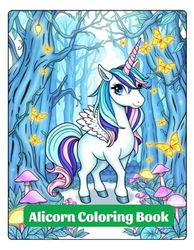 Alicorn Coloring Book: A Magical Journey of Wings & Wonders