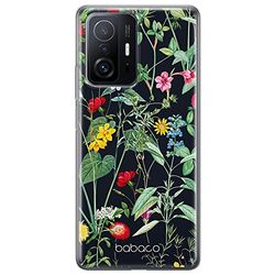 ERT GROUP mobiltelefonfodral för Xiaomi 11T 5G / 11T PRO 5G originalt och officiellt licensierat Babaco mönster Flowers 041 anpassad till formen på mobiltelefonen, fodral tillverkad av TPU-plast