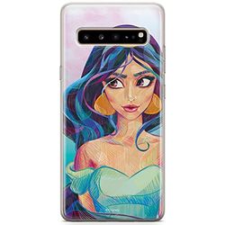 ERT GROUP Custodia per Samsung S10 5G Originale e Ufficiale Disney Modello Aladdin 002 si adatta perfettamente alla forma del telefono cellulare, custodia in TPU