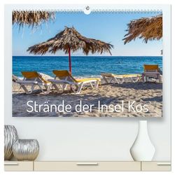 Strände der Insel Kos (hochwertiger Premium Wandkalender 2026 DIN A2 quer), Kunstdruck in Hochglanz: Die schönsten Strände der Urlaubsinsel