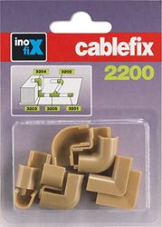 cablefix 160705 verbindingselement verbindingsstuk 1 set beige