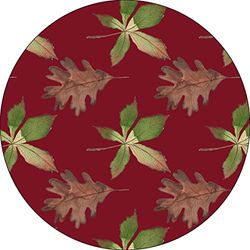 Bonateks, Ronde digitaal bedrukte muismat, antislip onderkant, voor kantoor en thuis, diameter: 22 cm