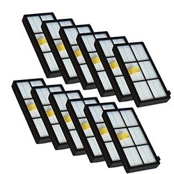 YanBan 12pcs HEPA Filter Compatible with iRobot 800 900 Series 870 880 980 Vacuum Cleaner Accessories Parts Replacement
