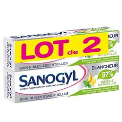 Sanogyl Dentifrice Soin Huiles Essentielles Blancheur 2 x 75 ml