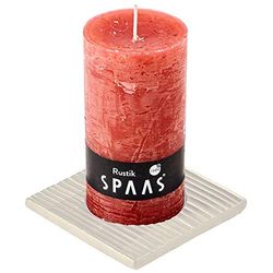 Spaas Bianchi 10 sottobicchieri Candela pilastro, Cemento, 11.3 cm x W 11.3 cm x H 1 cm