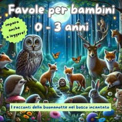 Favole per bambini 0-3 anni: I racconti della buonanotte nel bosco incantato